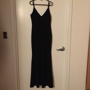 Lulus infinite glory black maxi dress